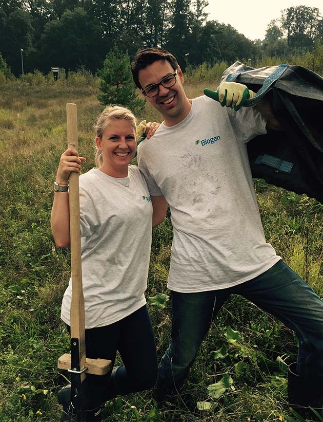 Laura volunteering for Care Deeply Day