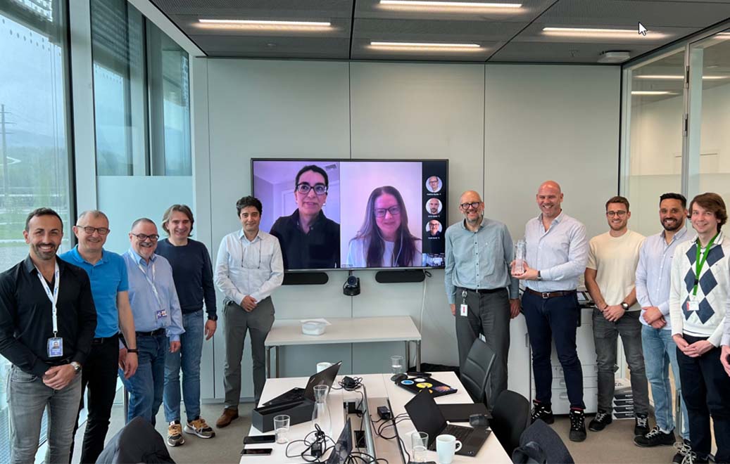 Group of Biogen employees