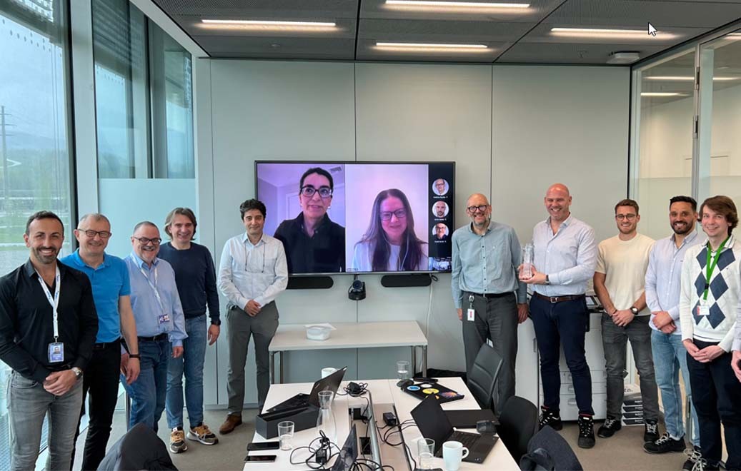 Group of Biogen employees