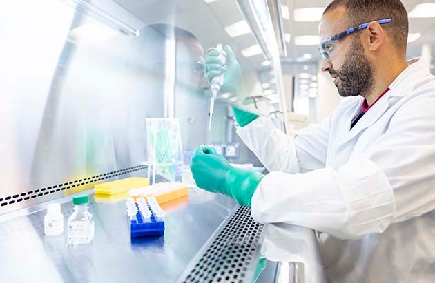 Scientist in a lab