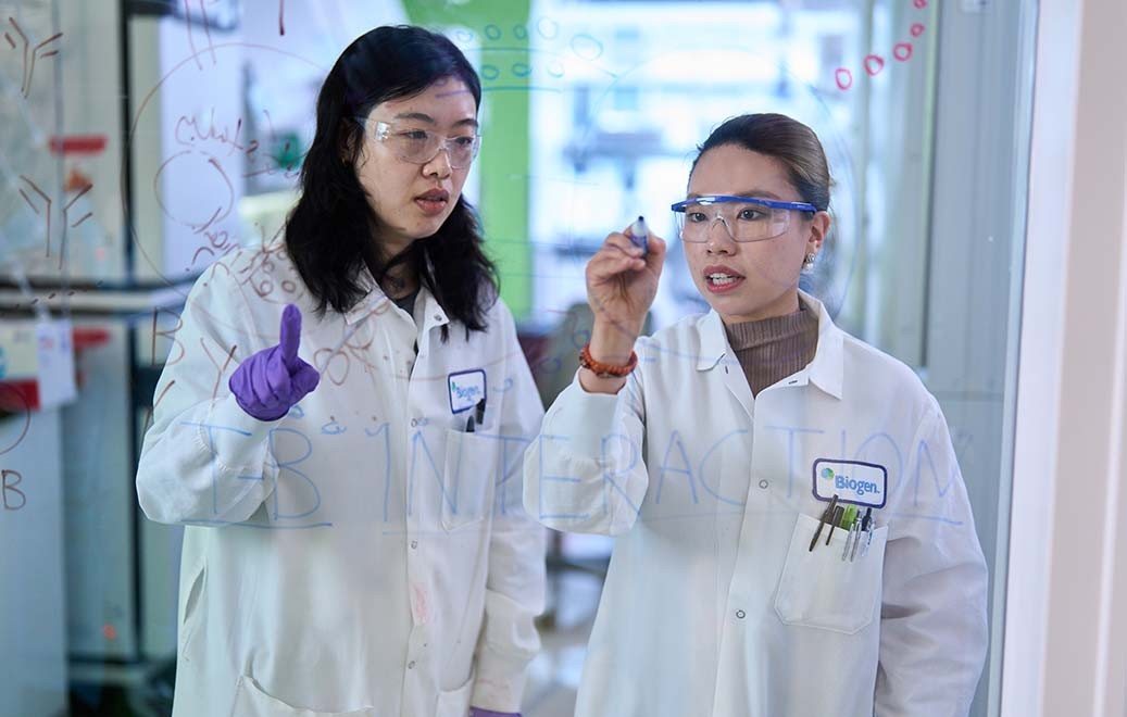 Two scientists
