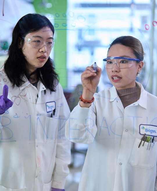 Two scientists