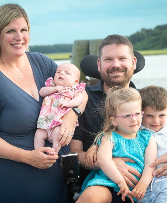 Nicole and her family