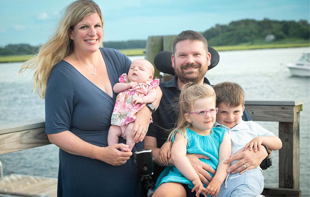Nicole and her family