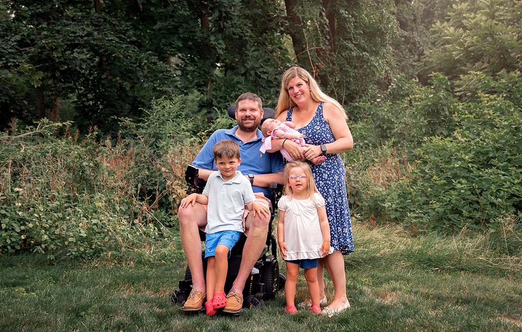 Nicole and her family